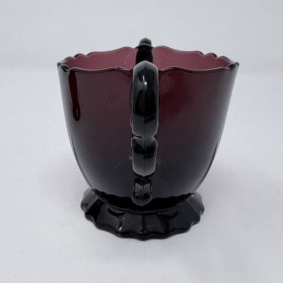 Vintage Cambridge 3400/68 Amethyst Open Sugar and Creamer Set 1940s/50s - Picture 11 of 14